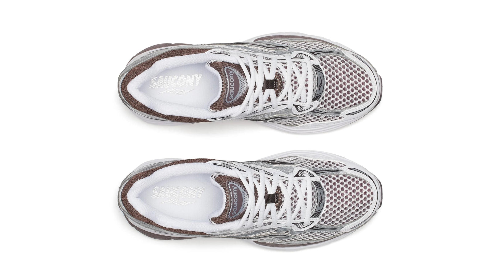 SAUCONY PROGRID OMNI 9 WHITE / BROWN