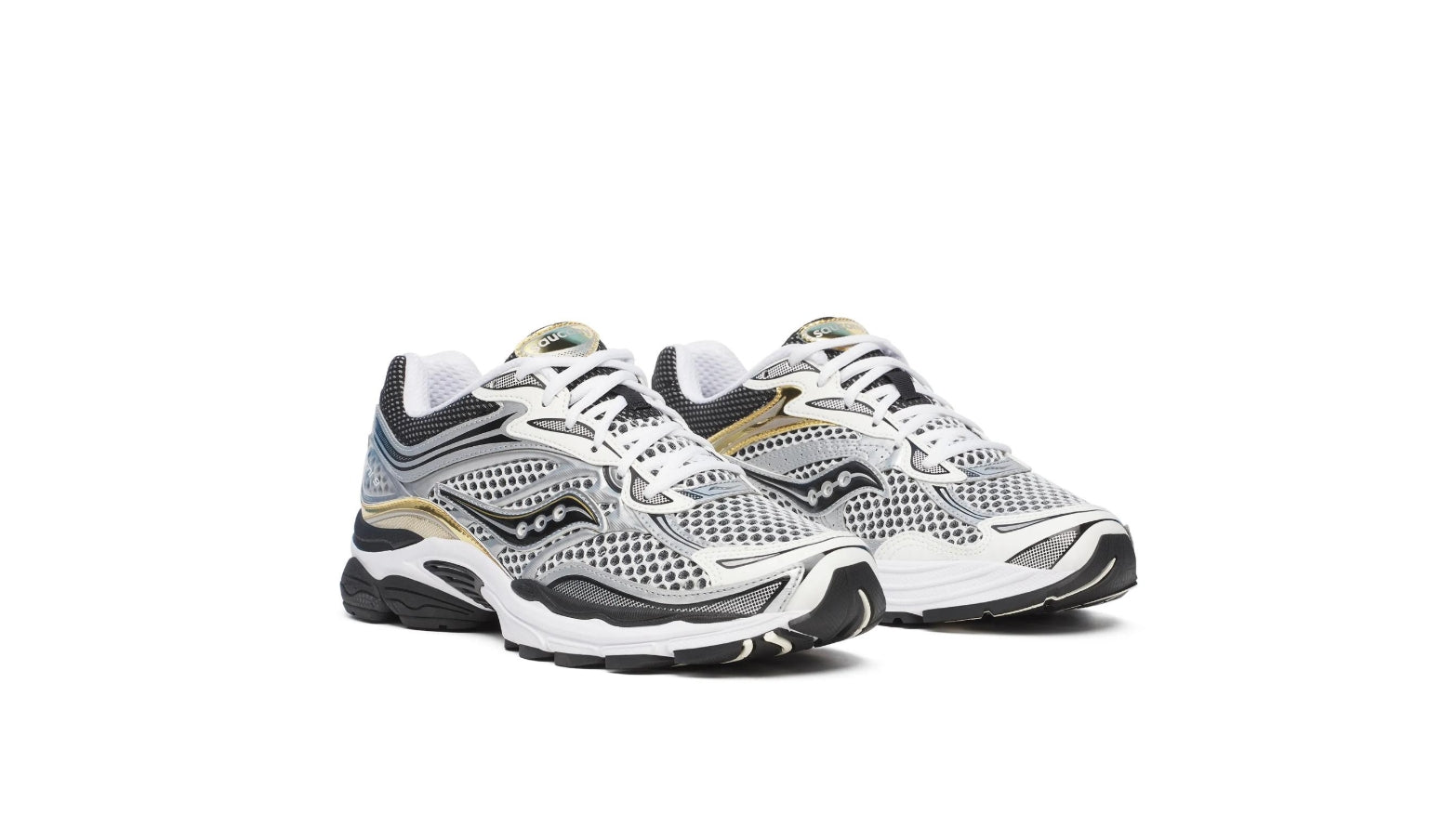 SAUCONY PROGRID OMNI 9 SILVER & GOLD